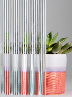 Narrow Reeded Glass